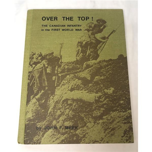 Over The Top WW1 1st PRINT History Book - RARE 1971