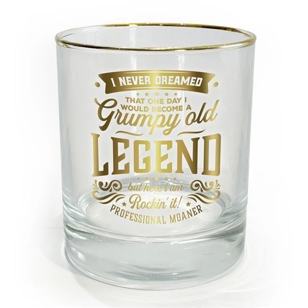 Legends of The World 8 oz Drinks Glass - Grumpy - NEW