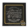 Image 2 : Stone Slate Coaster Golfer Legend - NEW 4 inch