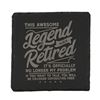 Image 1 : Stone Slate Legend Coaster RETIRED - NEW 4 inch
