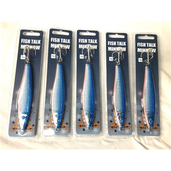 Fish Talk MINNOW Lure LOT x5 NEW