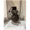 Image 1 : Metal snowman candle lantern