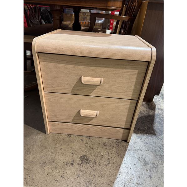 Nightstand measures 20 1/4" x 16" 22 inches tall