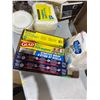 Image 1 : Kitchen items, tinfoil, stretch, wrap, freezer bags, napkins, etc.