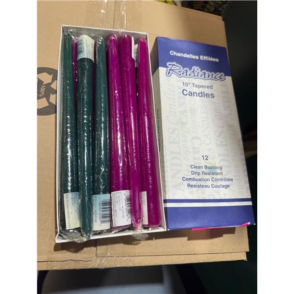 10 inch tapered candles