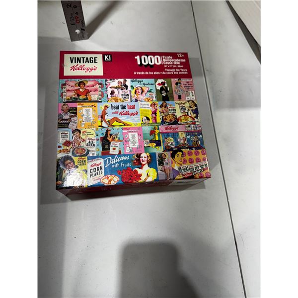 Vintage Kellogg's 1000 piece puzzle