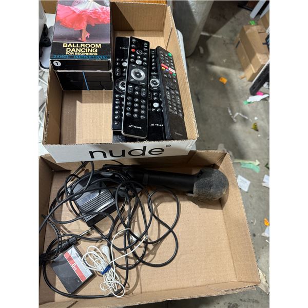 VHS tapes remotes microphone, Yamaha ram pack RP Dash 38 KB