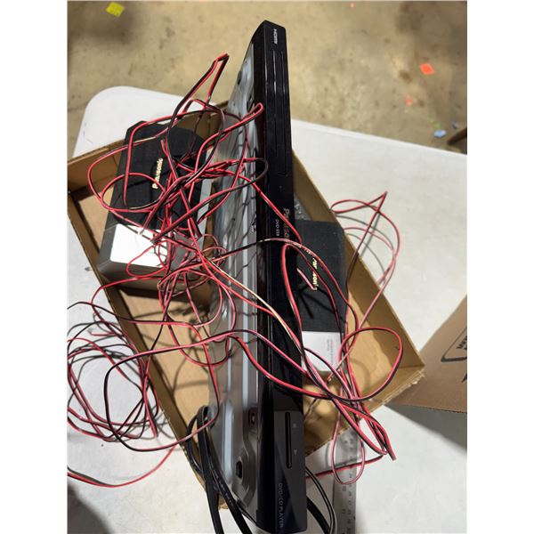 Panasonic DVD and speakers with remote