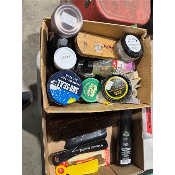 Shoe polish and shoe items