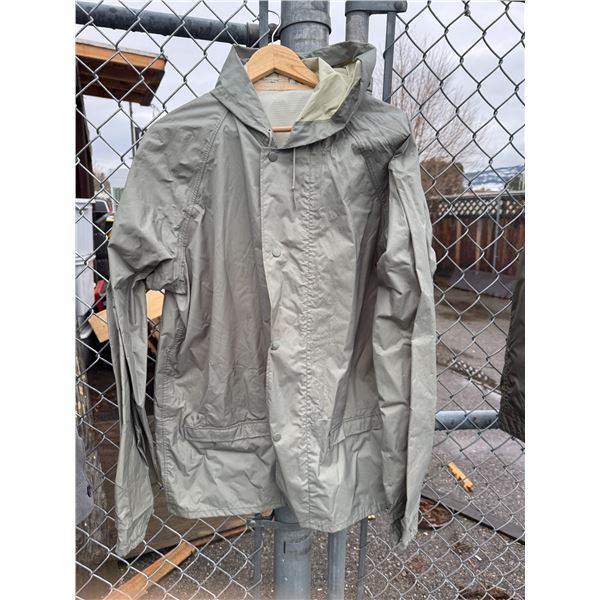 Raincoat size not shown