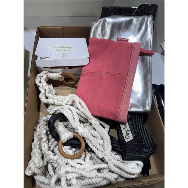 Make up bags, etc. and sticks