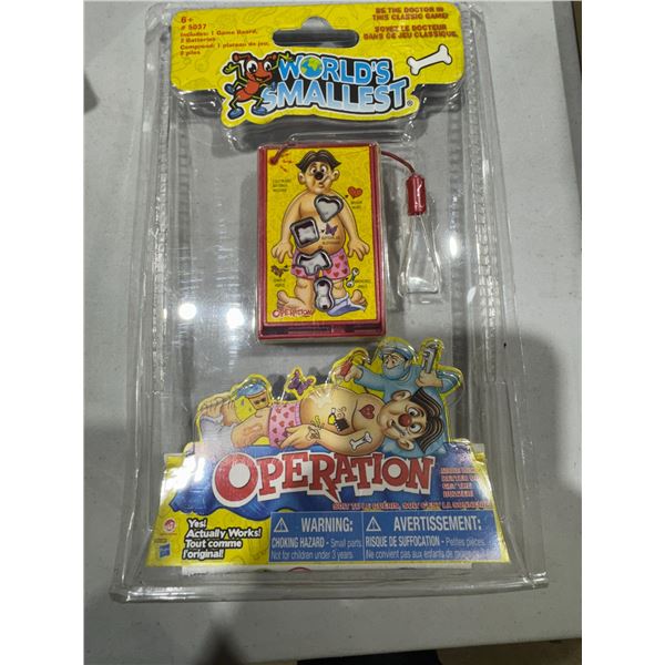 World's smallest operation game