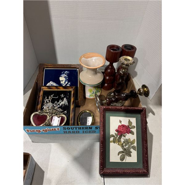 Candleholders frames, etc.