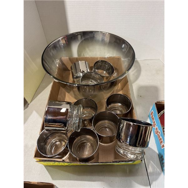 Vintage glasses and bowl