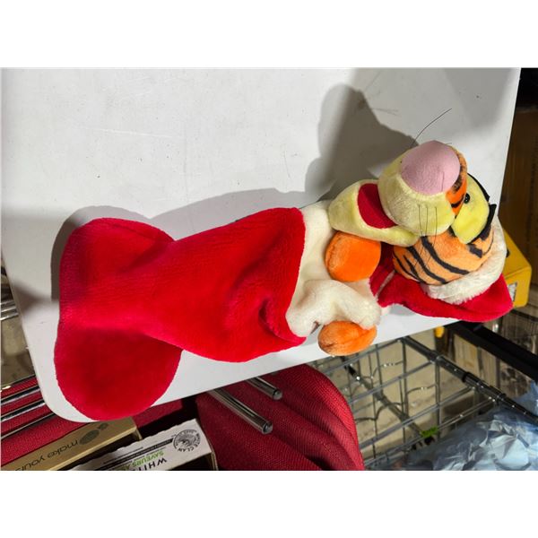 Vintage Disney Tigger, plush Christmas stocking