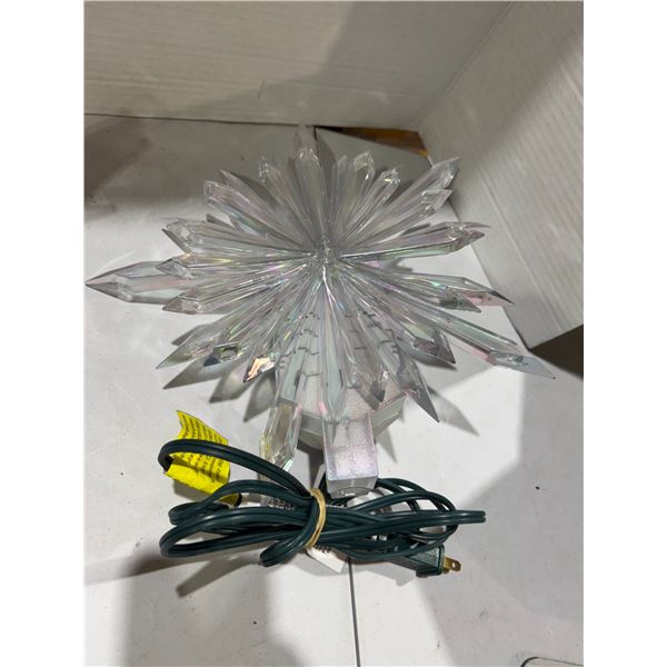 GEMMY light show projection tree topper
