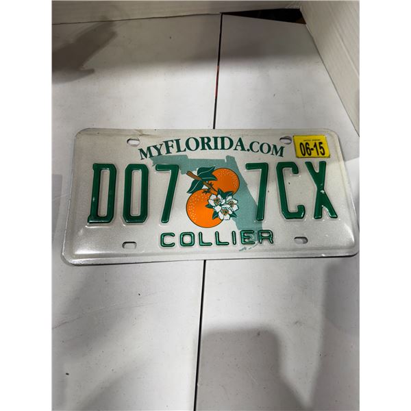 Florida license plate