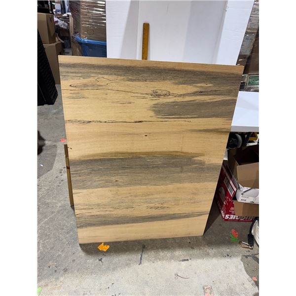 Wood veneer measures 30" x 40"