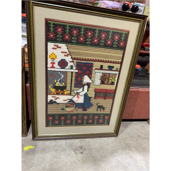 21 x 28" Norwegian handmade  wall art