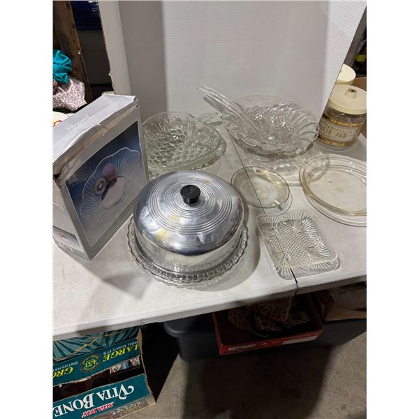 Vintage serving dishes J