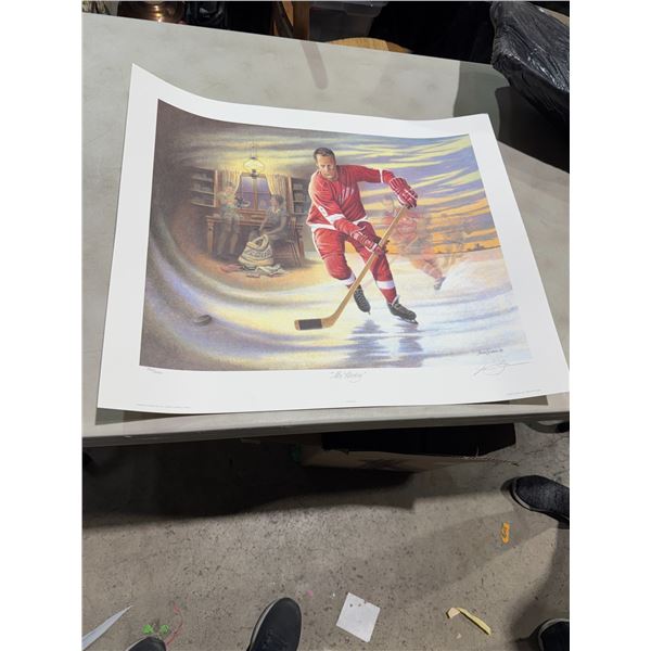 Mr. Hockey signed Howe Picture