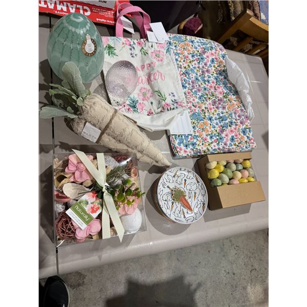 Spring decor, light up and other items