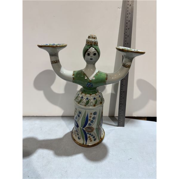 Mexican pottery Candle Holder
