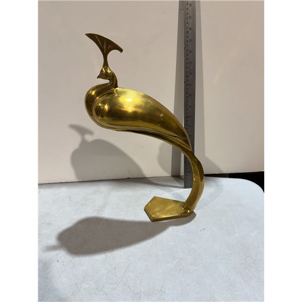 Brass bird , decor