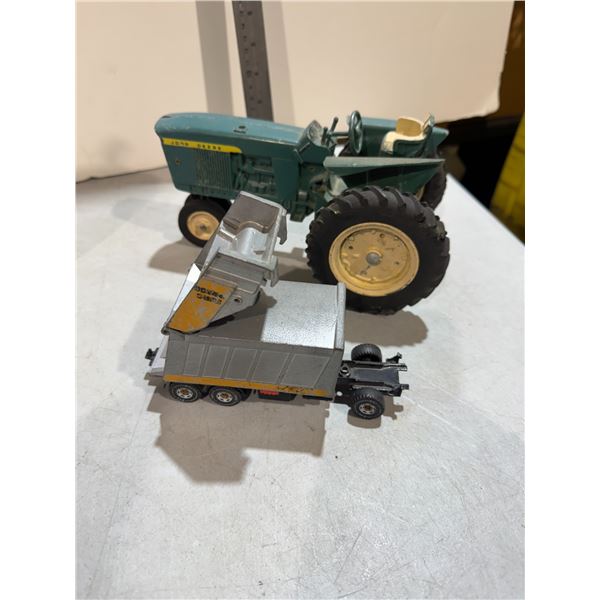 Tractor and other toys