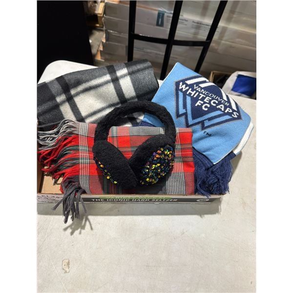 Scarves and earmuffs