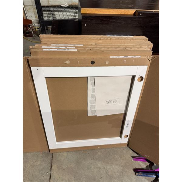 8 new glass cabinet doors 23 5/8 x 25 1/4"