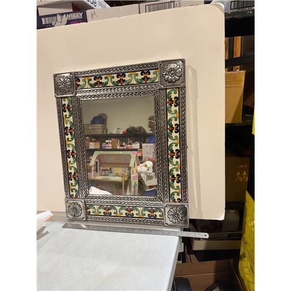 Mirror 22 1/4 inches 26 1/2 inches