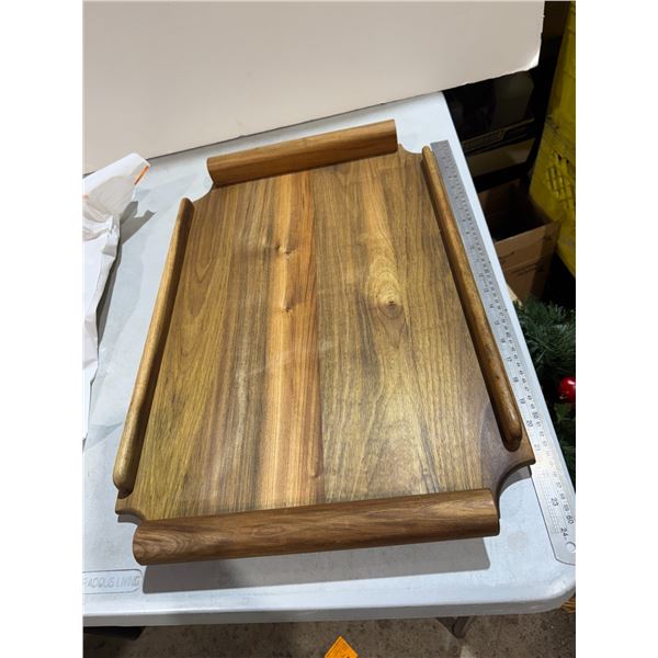 Wood tray
