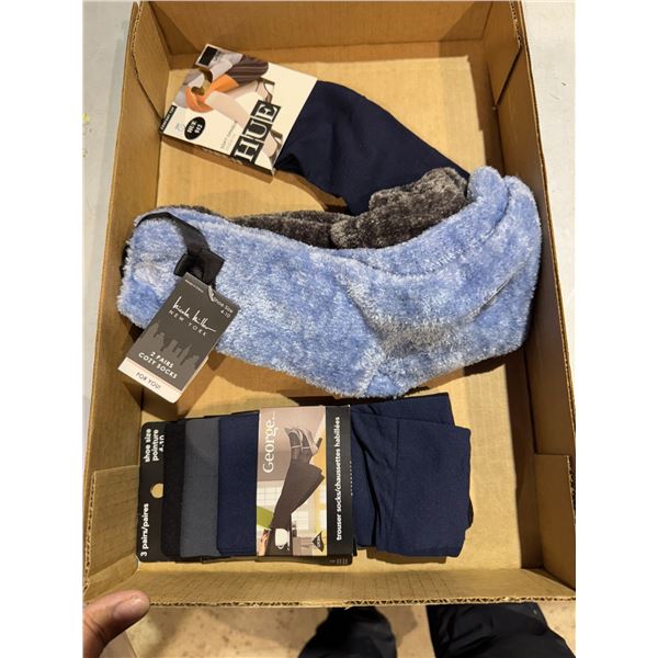 Trouser socks and cozy socks