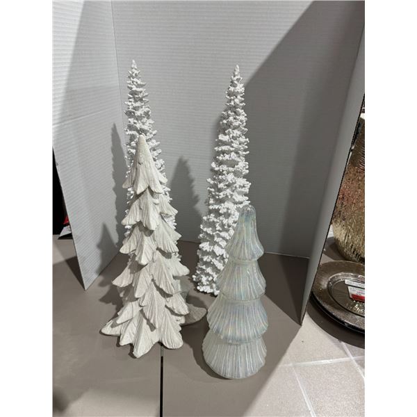White Christmas tree