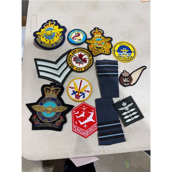 Canadian Air Force and other patches