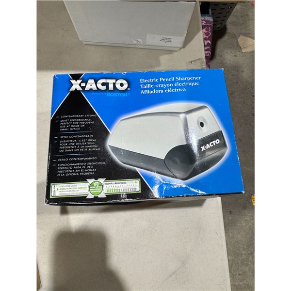 X – ACTO electric pencil sharpener
