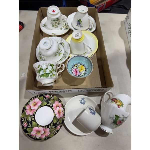 Tea cups and saucers