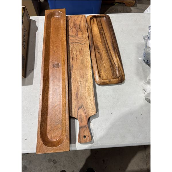 Wood trays Charcuterie board