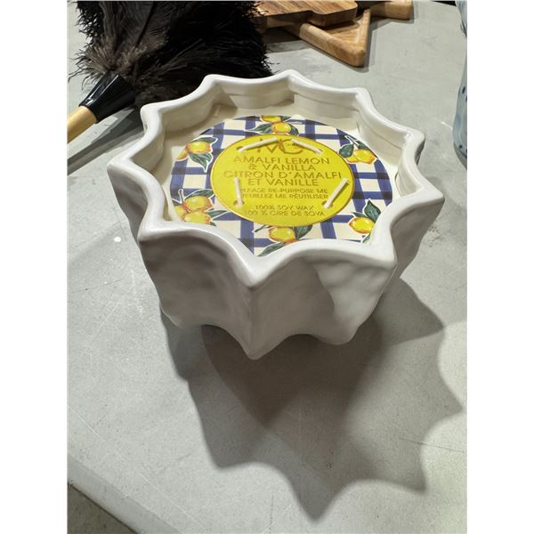 MG studio AMALFI  lemon, and vanilla candle