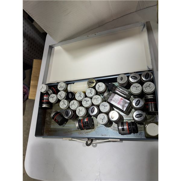 Assorted modeling paints