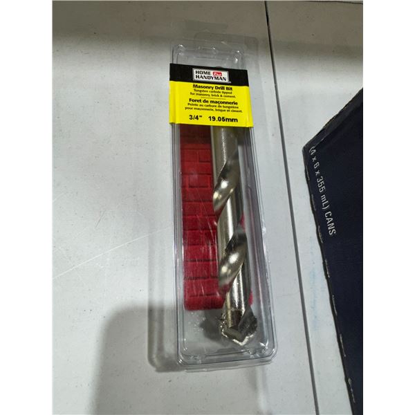 Masonary drillbit three-quarter inch