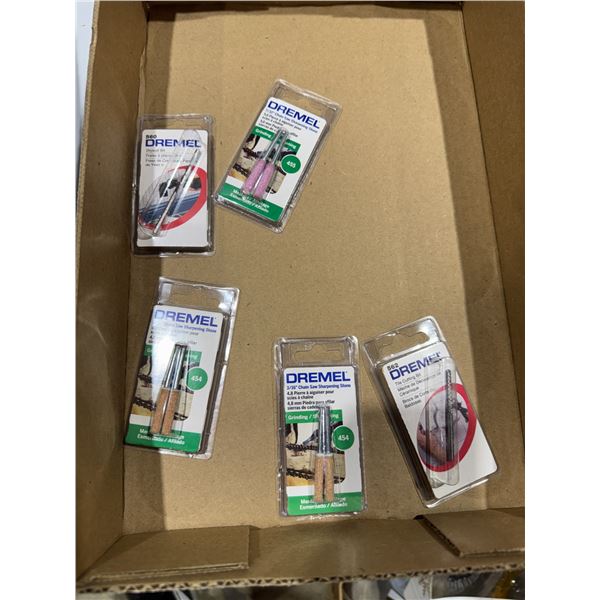 Dremel  sharpening stones and drywall bit