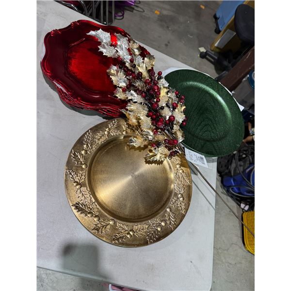 Decorative chargers and crafting