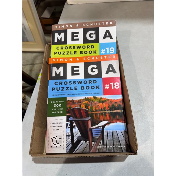 Mega crossword puzzle books