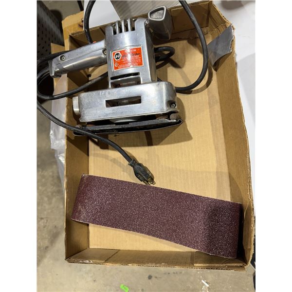 Sander with sandpaper