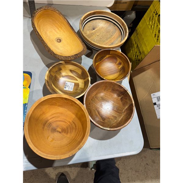 Wood bowls