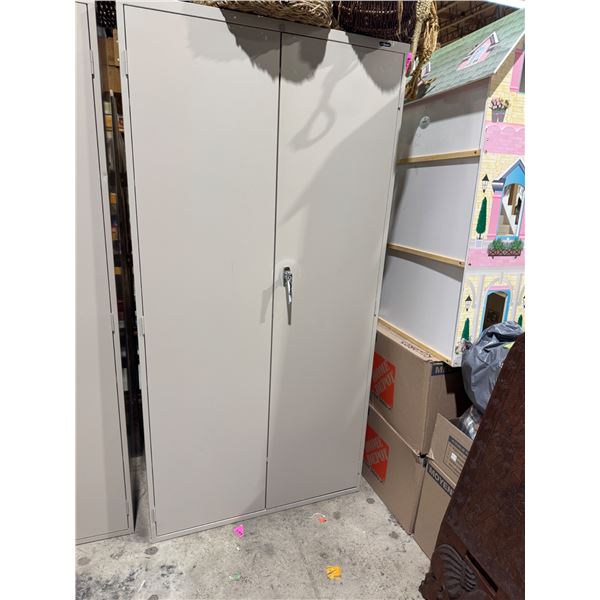 Cabinet measures 36" x 18" x 6' tall