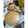 Image 1 : Assorted trays bamboo, sheesham etc