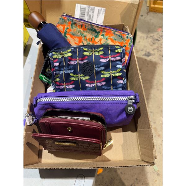 KIPLING and other make up bags, London fog, wallet, umbrella